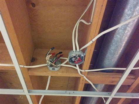 how to install ceiling junction box into wood|installing ceiling outlet box.